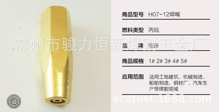 H07-12型丙烷焊嘴1