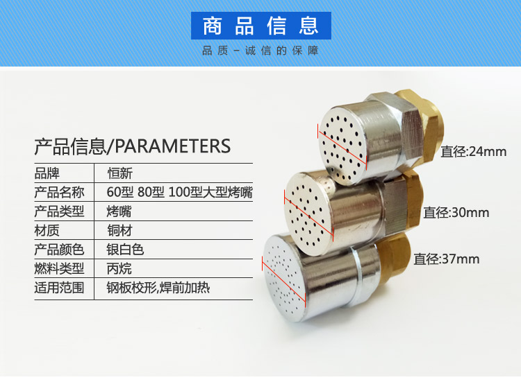 不同切割作业时燃气的适用性